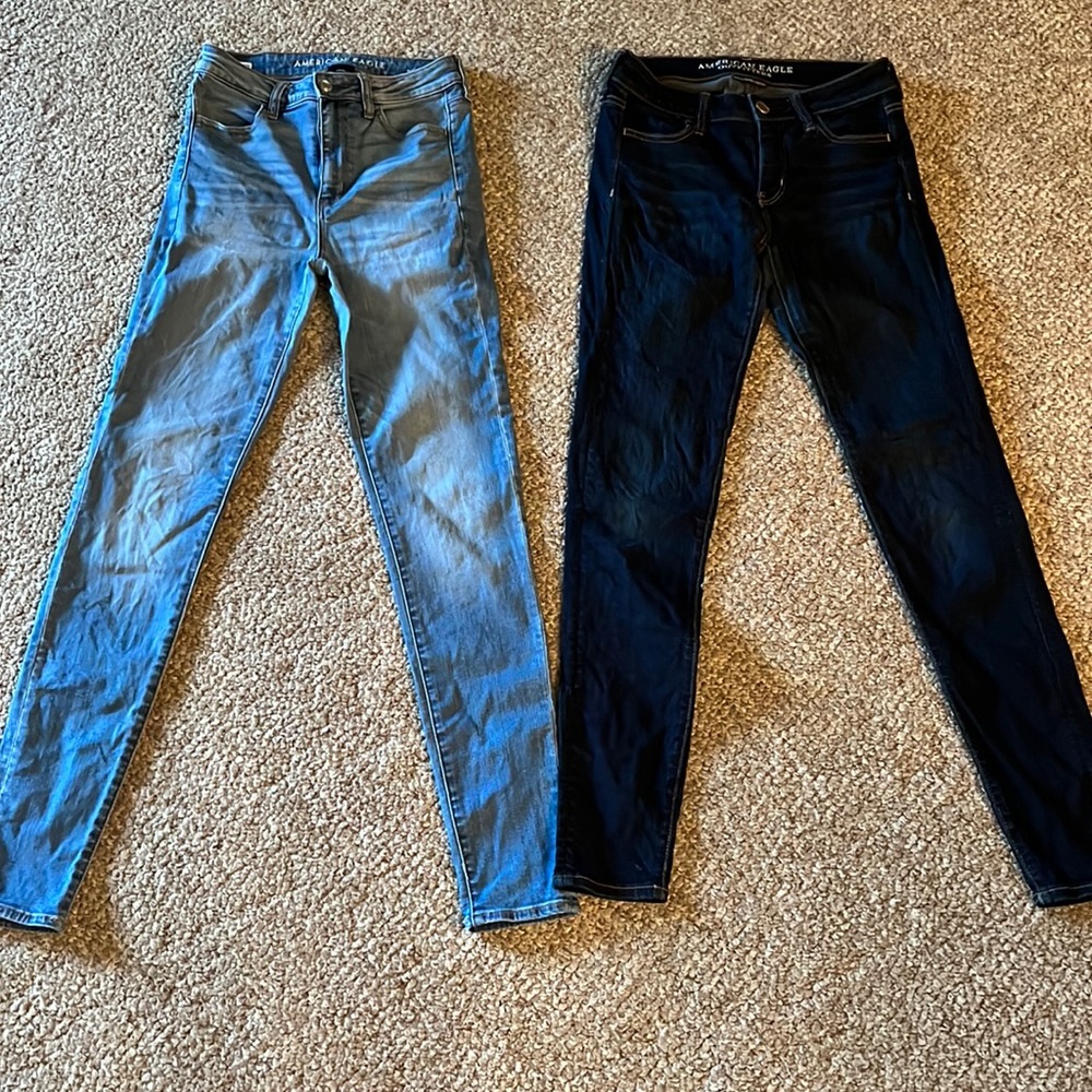 American Eagle super stretch high rise jeans